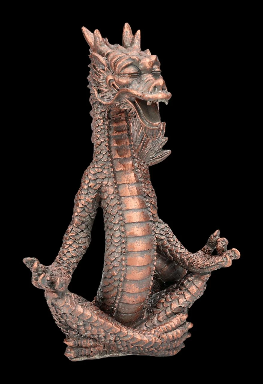 Chinesische Drachen Figuren - Meditation 3er Set 7 Chinesische Drachen Figuren - Meditation 3er Set – Bild 5