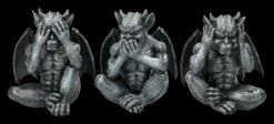 Gargoyle Figuren Sitzend - Nichts Böses