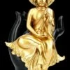 Buddha Figur Sitzt Auf Hand