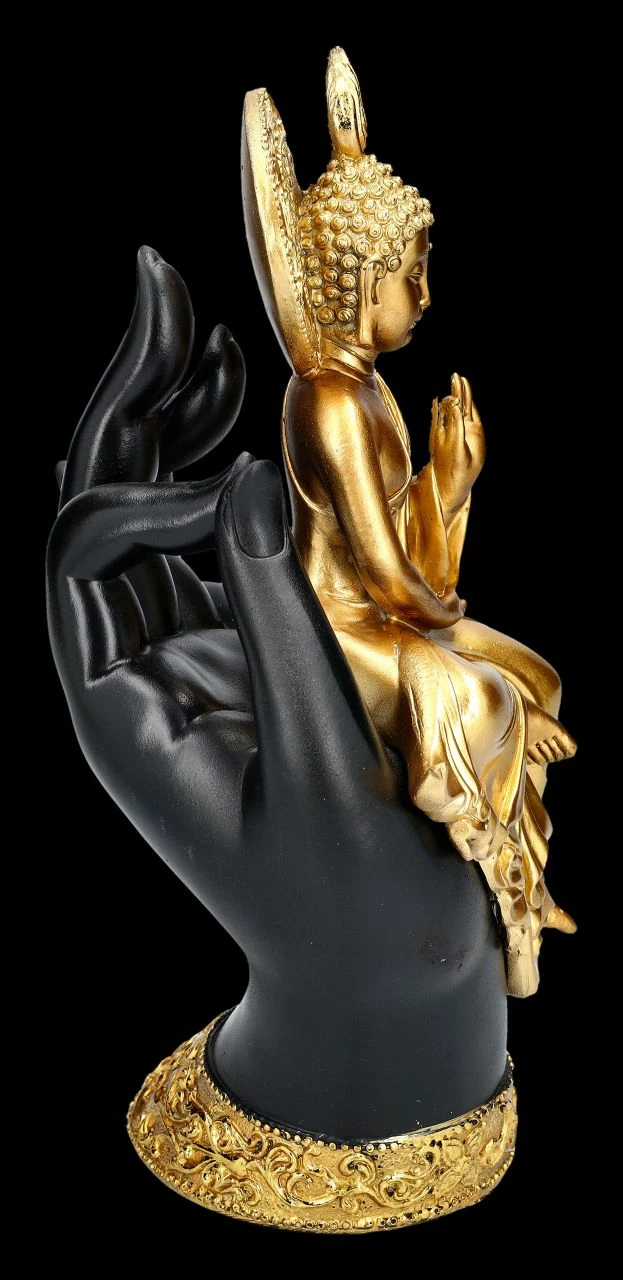 Buddha Figur Sitzt Auf Hand 8 Buddha Figur Sitzt Auf Hand – Bild 6