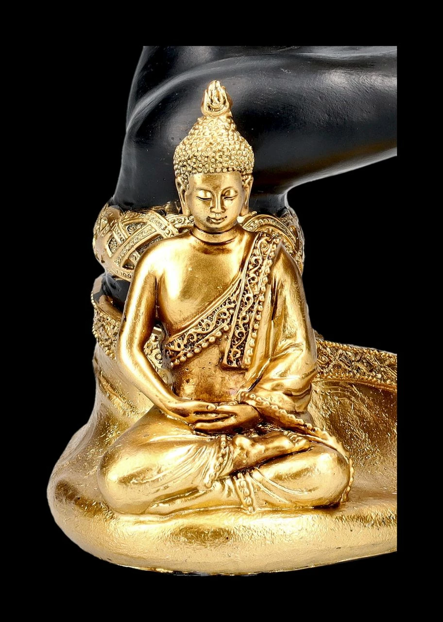 Teelichthalter - Buddha Figur Mit Hand 10 Teelichthalter - Buddha Figur Mit Hand – Bild 8