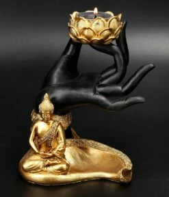 Teelichthalter - Buddha Figur Mit Hand 11 Teelichthalter - Buddha Figur Mit Hand -FIGUREN Verkäufe 2D FS24532 Teelichthalter Buddha Figur mit Hand 12 1280x1280