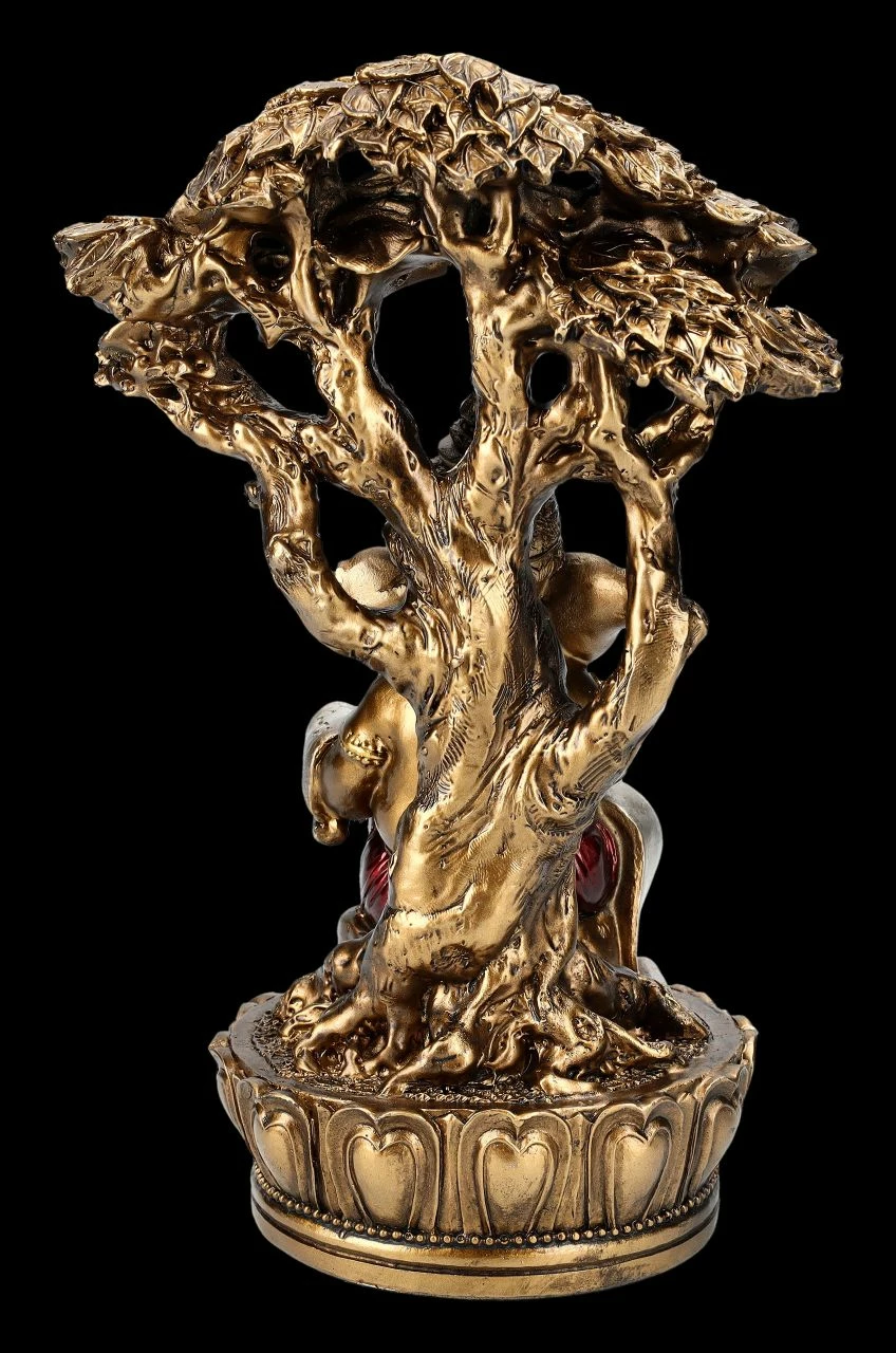 Ganesha Figur Mit Schriftrolle Unterm Baum 7 Ganesha Figur Mit Schriftrolle Unterm Baum – Bild 5