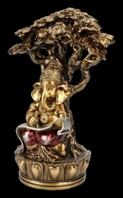 Ganesha Figur Mit Schriftrolle Unterm Baum 11 Ganesha Figur Mit Schriftrolle Unterm Baum -FIGUREN Verkäufe 2D FS24539 Ganesha Figur mit Schriftrolle unter Baum 6 1280x1280
