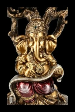 Ganesha Figur Mit Schriftrolle Unterm Baum 15 Ganesha Figur Mit Schriftrolle Unterm Baum -FIGUREN Verkäufe 2D FS24539 Ganesha Figur mit Schriftrolle unter Baum 7 1280x1280
