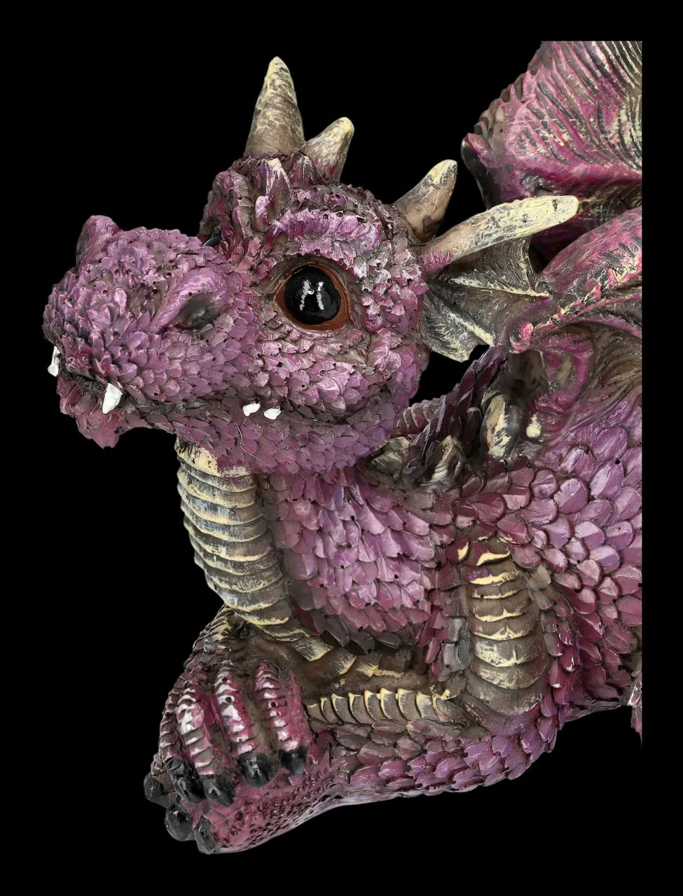 Drachen Figur Liegend Lila 9 Drachen Figur Liegend Lila – Bild 7