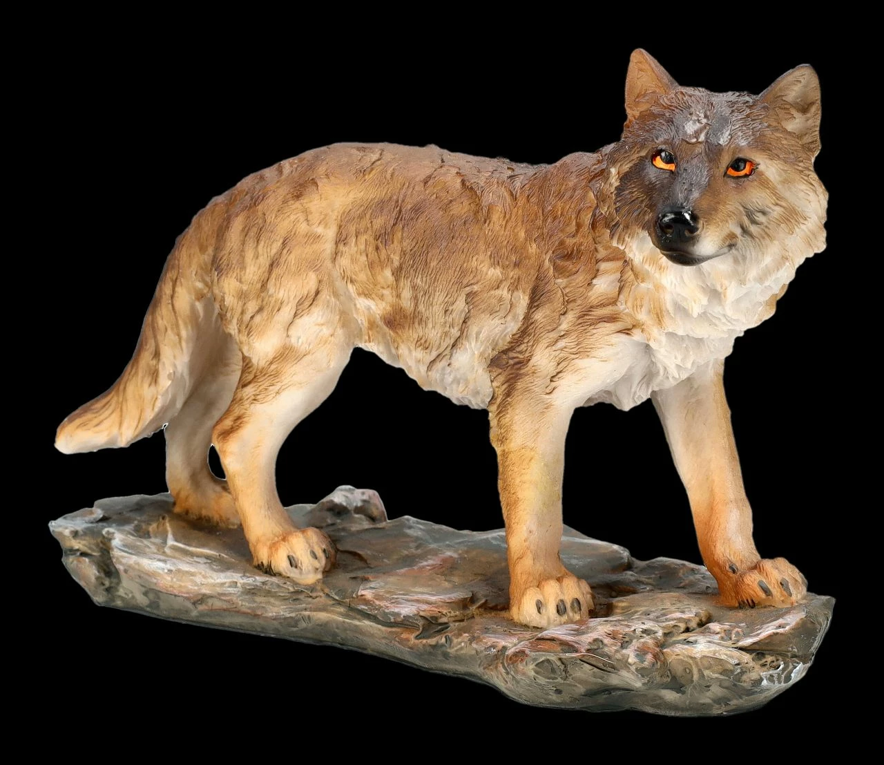 Wolfsfigur Grau Stehend 4 Wolfsfigur Grau Stehend – Bild 2