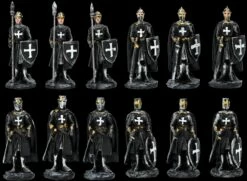 Ritterfiguren 12er Set Schwarz Mit Burg Display -FIGUREN Verkäufe 2D FS24572 Ritterfiguren 12er Set silber 8 cm frontaluKDAXbTIgfKeh 1280x1280