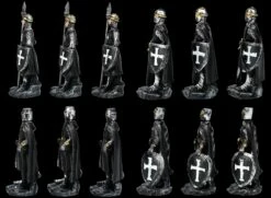 Ritterfiguren 12er Set Schwarz Mit Burg Display -FIGUREN Verkäufe 2D FS24572 Ritterfiguren 12er Set silber 8 cm linkslF052qiHPPiSc 1280x1280