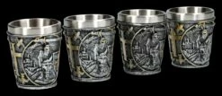 Schnapsbecher - Kreuzritter Reitend 4er Set 9 Schnapsbecher - Kreuzritter Reitend 4er Set -FIGUREN Verkäufe 2D FS24580 Schnapsbecher Kreuzritter reitend 2er Set 3 1280x1280