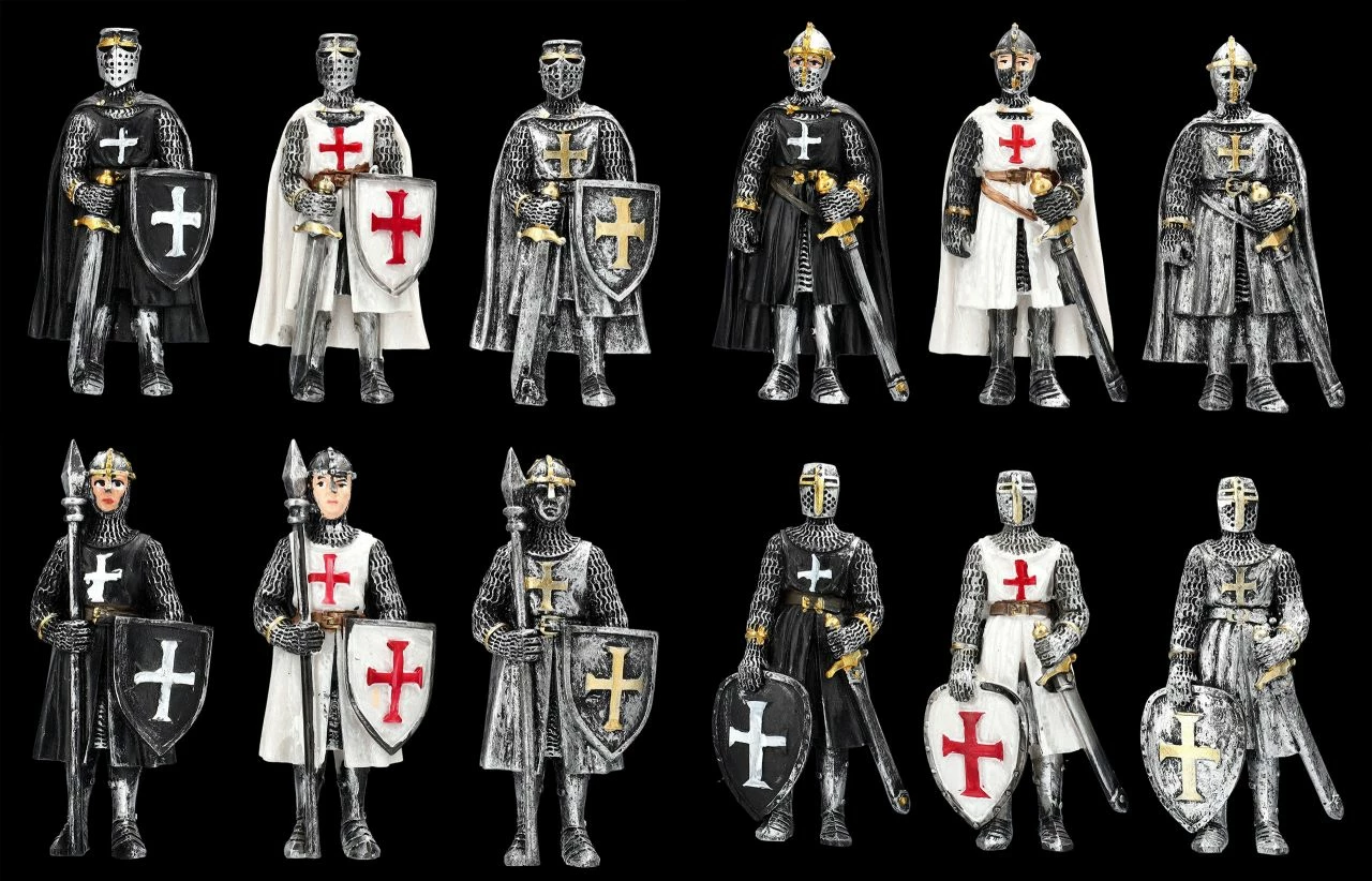 Magnete - Kreuzritter Bunt 12er Set 3 Magnete - Kreuzritter Bunt 12er Set