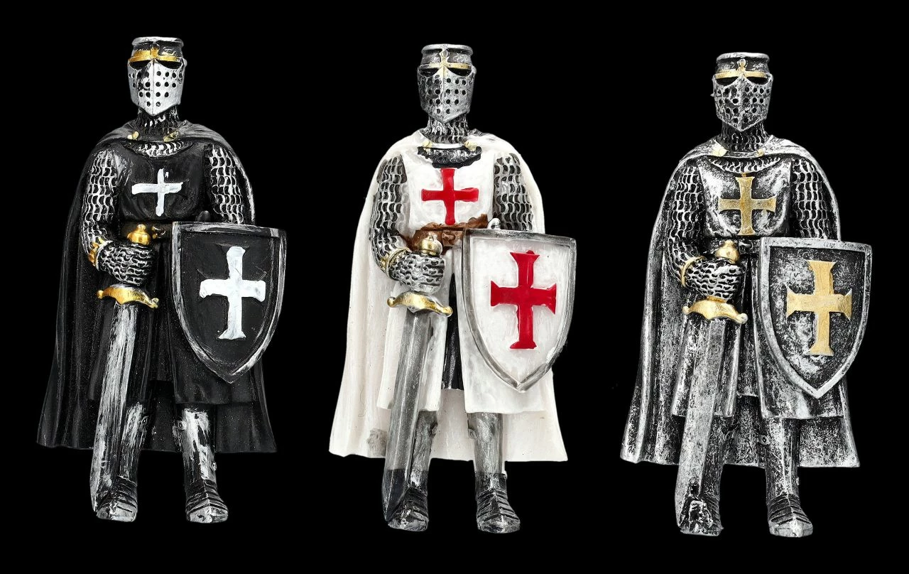 Magnete - Kreuzritter Bunt 12er Set 4 Magnete - Kreuzritter Bunt 12er Set – Bild 2