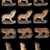 Wolf Figuren - Wölfe 12er Set 1 Wolf Figuren - Wölfe 12er Set -FIGUREN Verkäufe 2D FS24605 Wolf Figuren Wolfe 12er Set komplett 1 1280x1280