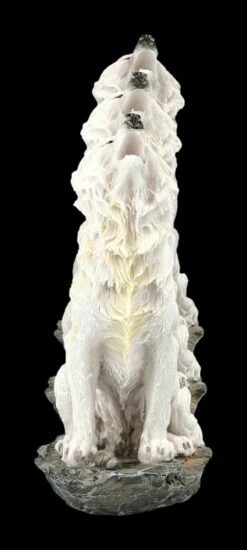 Wolf Figuren - Sitzend Heulend Weiß 3er Set -FIGUREN Verkäufe 2D FS24611 Wolf Figuren Sitzend heulend weiss 3er Set 4 1280x1280
