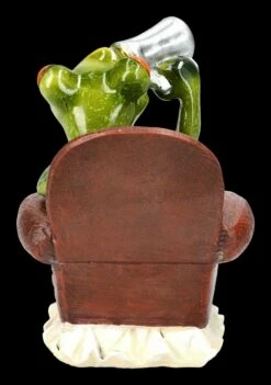 Lustige Frosch Figur Auf Stuhl Trinkt Bier -FIGUREN Verkäufe 2D FS24625 Lustige Frosch Figur auf Stuhl trinkt Bier 4 1280x1280