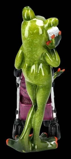 Lustige Frosch Figur - Mama Und Kind Spazieren -FIGUREN Verkäufe 2D FS24629 Lustige Frosch Figur Mama und Kind spazieren 3 1280x1280