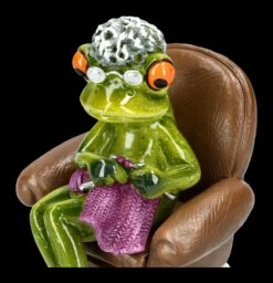 Lustige Frosch Figur - Oma Beim Stricken 15 Lustige Frosch Figur - Oma Beim Stricken -FIGUREN Verkäufe 2D FS24630 Lustige Frosch Figur Oma beim Stricken 7 1280x1280