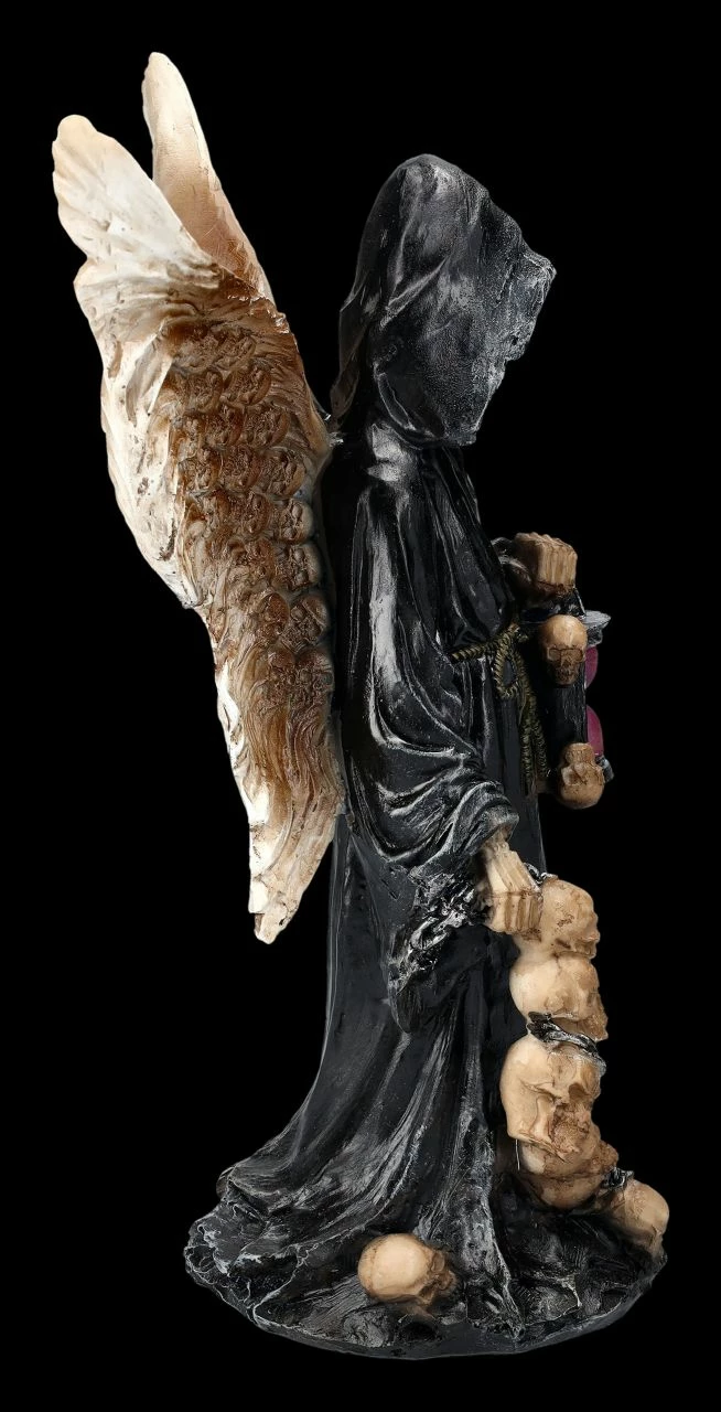 Grim Reaper Figur Mit Laterne Und Schädel-Flügeln 8 Grim Reaper Figur Mit Laterne Und Schädel-Flügeln – Bild 6