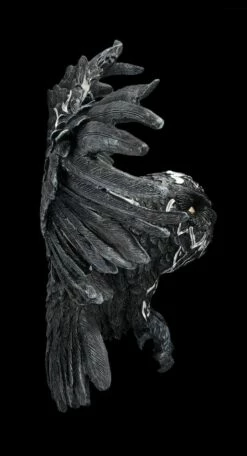 Wandrelief - Schwarze Keltische Eule -FIGUREN Verkäufe 2D FS24644 Wandrelief Schwarze keltische Eule 11 1280x1280