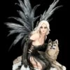 Elfen Figur Nara Mit Grauem Wolf -FIGUREN Verkäufe 2D FS24668 Elfen Figur Nara mit grauem Wolf 1 1280x1280