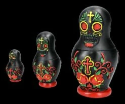 Matrjoschka - Totenköpfe DOD 9 Matrjoschka - Totenköpfe DOD -FIGUREN Verkäufe 2D FS24737 Matroschka Totenkopfe DOD 5 1280x1280