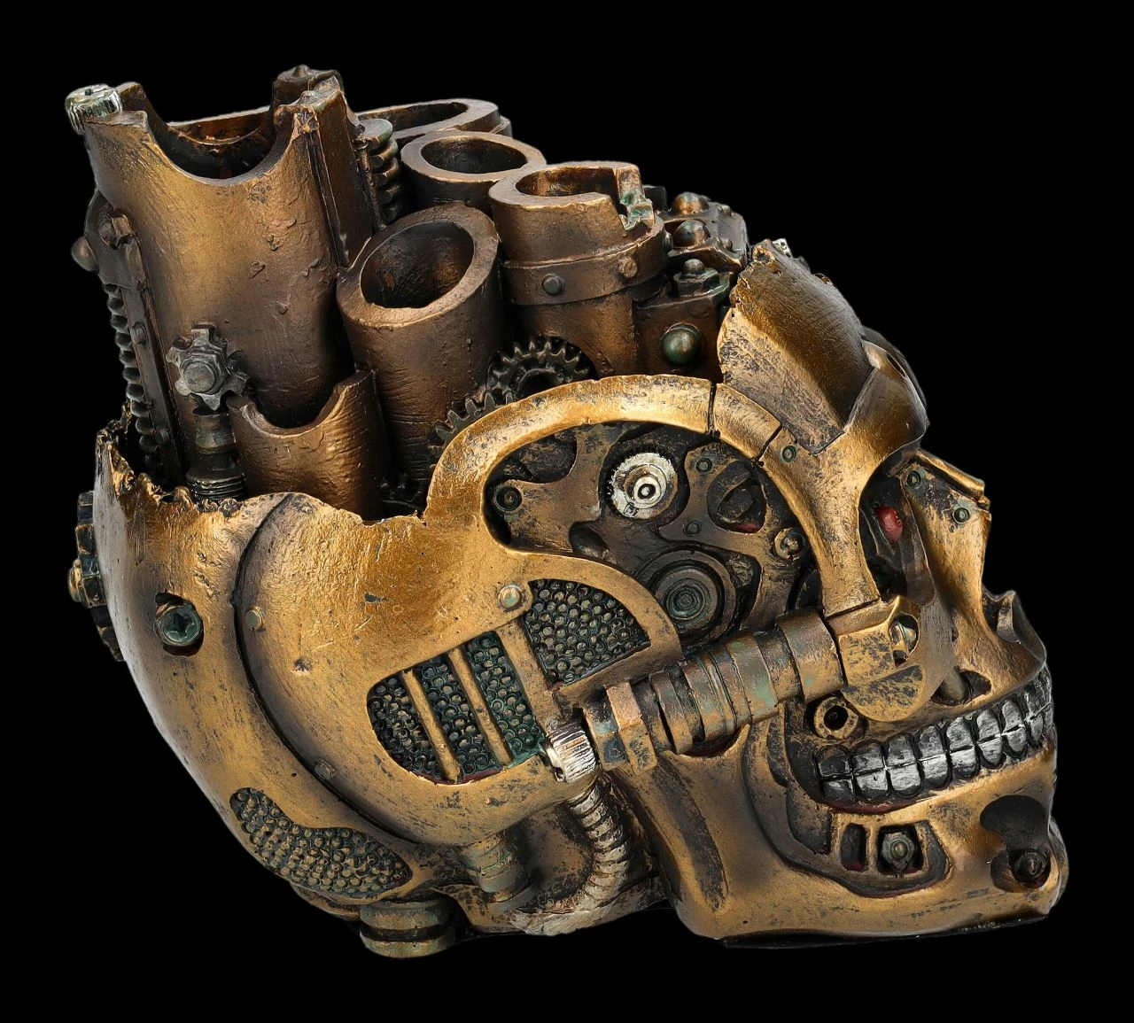 Steampunk Totenkopf Schatulle - Gear Skull 10 Steampunk Totenkopf Schatulle - Gear Skull – Bild 8