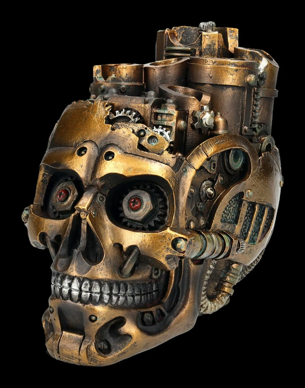 Steampunk Totenkopf Schatulle - Gear Skull 7 Steampunk Totenkopf Schatulle - Gear Skull – Bild 5