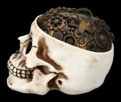 Totenkopf Schatulle - Zahnrad Deckel -FIGUREN Verkäufe 2D FS24740 Totenkopf Schatulle Zahnrad Deckel 2 1280x1280