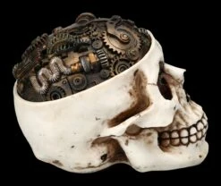 Totenkopf Schatulle - Zahnrad Deckel -FIGUREN Verkäufe 2D FS24740 Totenkopf Schatulle Zahnrad Deckel 4 1280x1280