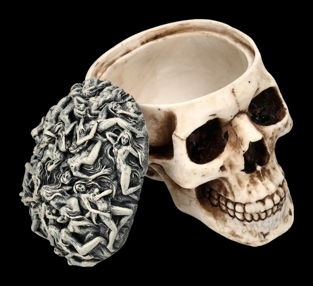 Totenkopf Schatulle - Hells Desire Deckel 4 Totenkopf Schatulle - Hells Desire Deckel – Bild 2