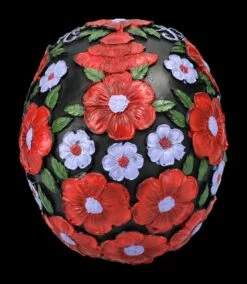 Totenkopf - Schwarz Mit Roten Blumen DOD -FIGUREN Verkäufe 2D FS24744 Totenkopf SChwarz mit roten Blumen DOD 4 1280x1280