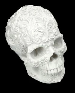 Totenkopf - Rokoko Schädel Weiß 11 Totenkopf - Rokoko Schädel Weiß -FIGUREN Verkäufe 2D FS24746 Totenkopf Rokoko Sch del weiss 7 1280x1280