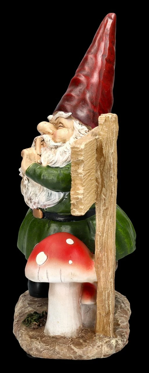 Gartenzwerg Figur - Shh Ruhe Im Garten 5 Gartenzwerg Figur - Shh Ruhe Im Garten – Bild 3