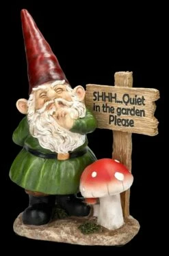 Gartenzwerg Figur - Shh Ruhe Im Garten 14 Gartenzwerg Figur - Shh Ruhe Im Garten -FIGUREN Verkäufe 2D FS24761 Gartenzwerg Figur Shh Ruhe im Gartren 6 1280x1280