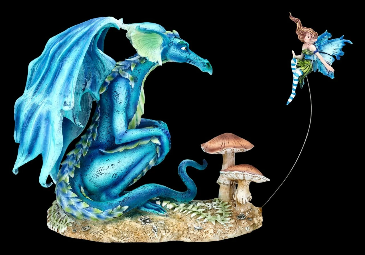 Elfen Figur Mit Drache - Close Encounter 7 Elfen Figur Mit Drache - Close Encounter – Bild 5