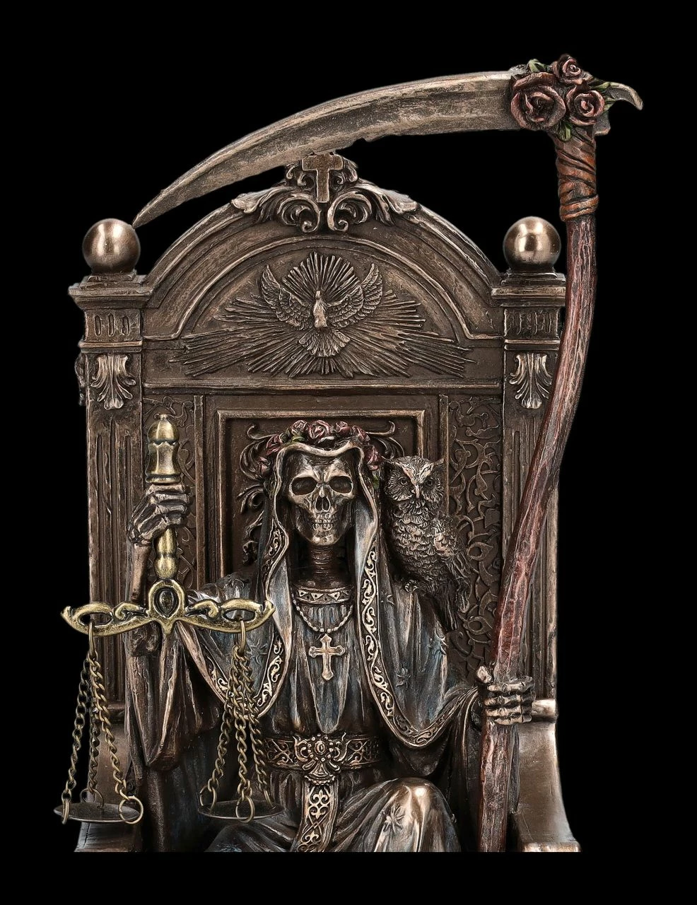 Reaper Figur - Santa Muerte Auf Thron Mit Sense 9 Reaper Figur - Santa Muerte Auf Thron Mit Sense – Bild 7