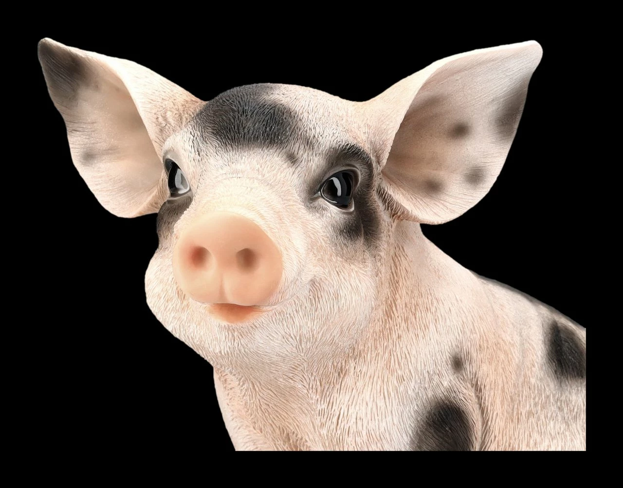 Schweine Figur - Geflecktes Ferkel 9 Schweine Figur - Geflecktes Ferkel – Bild 7
