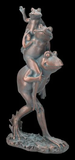 Garten Figur - Frösche Huckepack