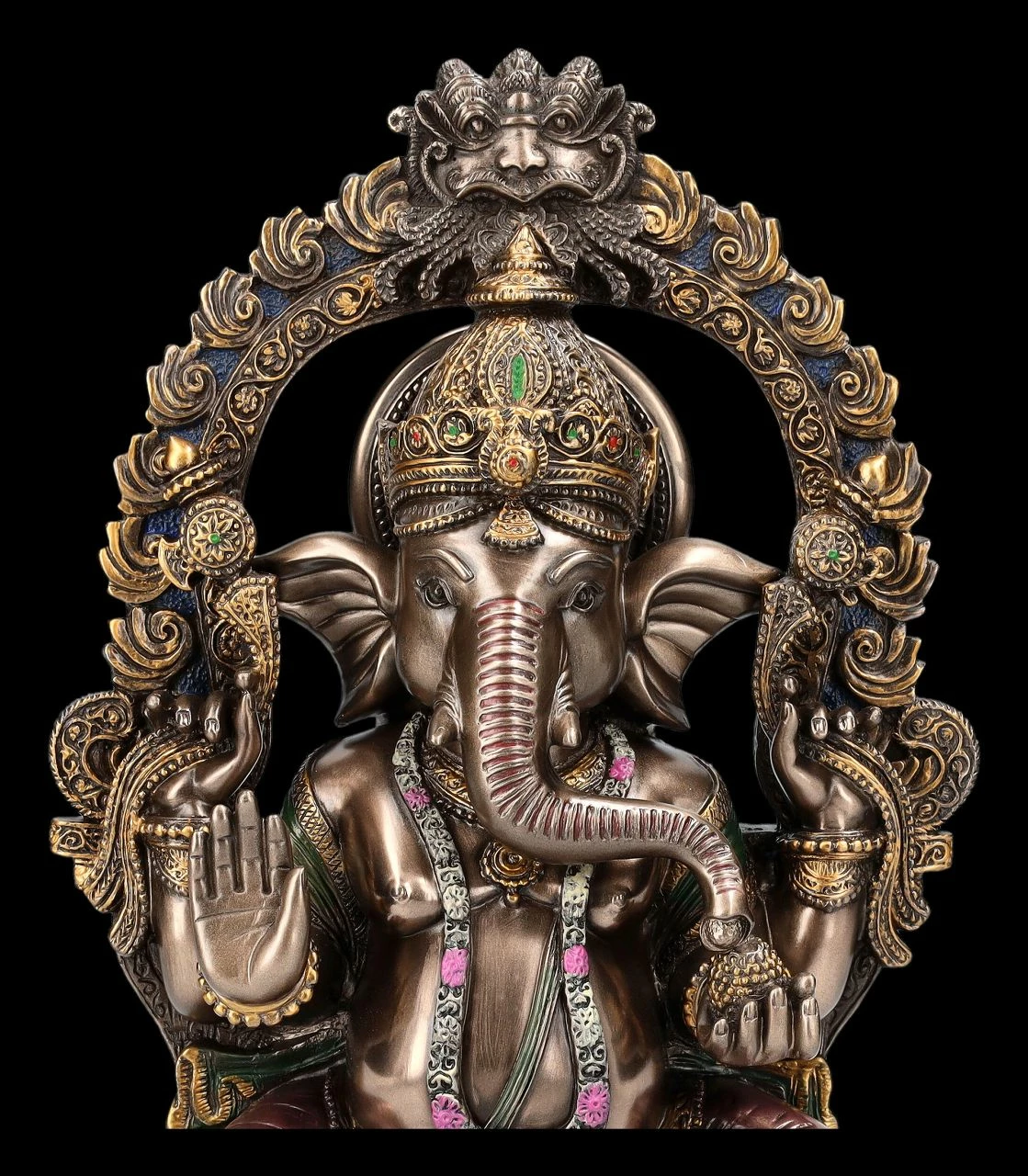 Ganesha Figur Unter Tempelbogen 9 Ganesha Figur Unter Tempelbogen – Bild 7