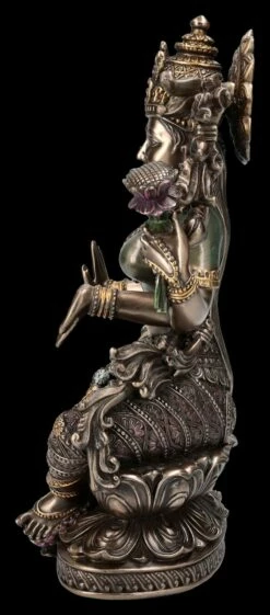 Lakshmi Figur Sitzt Auf Lotusthron -FIGUREN Verkäufe 2D FS24818 Lakshmi Figur sitzt auf Lotusbl te 2 1280x1280