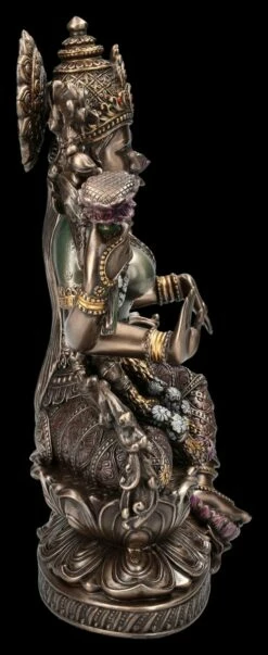Lakshmi Figur Sitzt Auf Lotusthron -FIGUREN Verkäufe 2D FS24818 Lakshmi Figur sitzt auf Lotusbl te 4 1280x1280