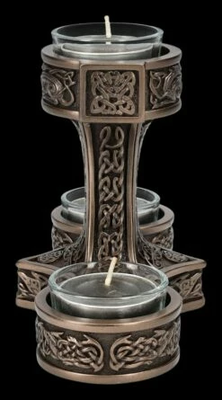 Teelichthalter - Thor's Hammer Mjolnir Bronziert -FIGUREN Verkäufe 2D FS24821 Teelichthalter Thors Hammer bronziert 4 1280x1280
