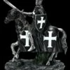 Ritter Figur Auf Pferd Schwarz -FIGUREN Verkäufe 2D FS24858 Ritter Figur auf Pferd schwarz 1 1280x1280
