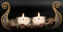 Teelichthalter - Wikinger Schiff Drakkar