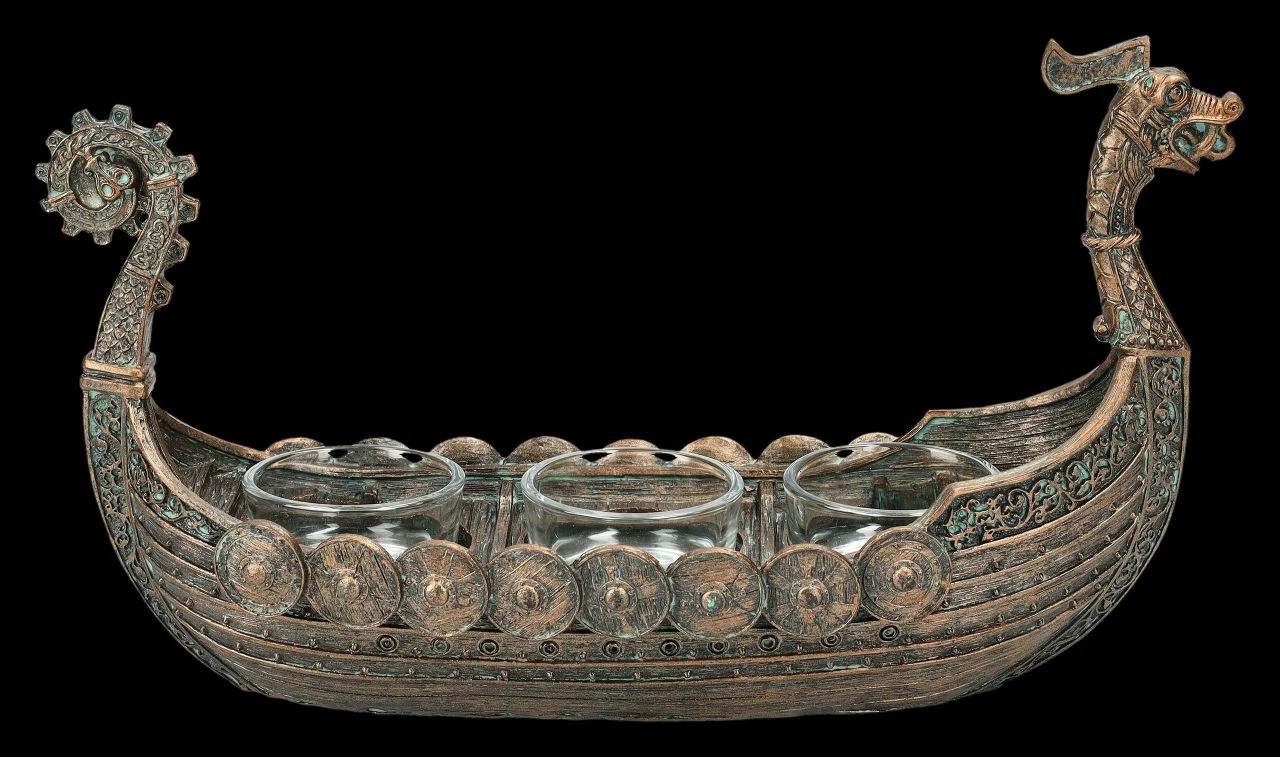 Teelichthalter Dreifach - Wikinger Drakkar 9 Teelichthalter Dreifach - Wikinger Drakkar – Bild 7