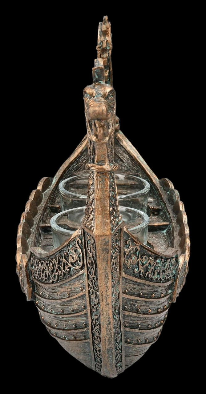 Teelichthalter Dreifach - Wikinger Drakkar 10 Teelichthalter Dreifach - Wikinger Drakkar – Bild 8