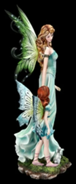 Elfen Figur Mutter Mit Tochter Und Hase -FIGUREN Verkäufe 2D FS25055 Elfen Figur Mutter mit Tochter und Hase 4 1280x1280