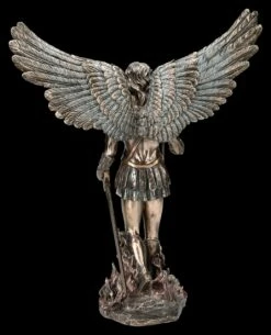 Erzengel Michael Figur - In Flammen Mit Zepter 13 Erzengel Michael Figur - In Flammen Mit Zepter -FIGUREN Verkäufe 2D FS25085 Erzengel Michael Figur in Flammen mit Zepter 3 1280x1280