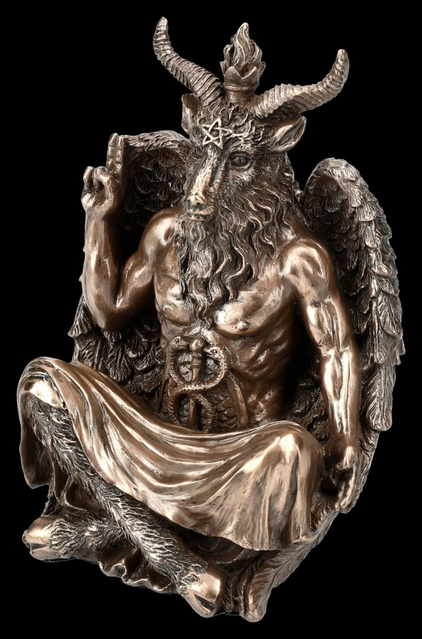 Baphomet Figur Sitzend 5 Baphomet Figur Sitzend – Bild 3