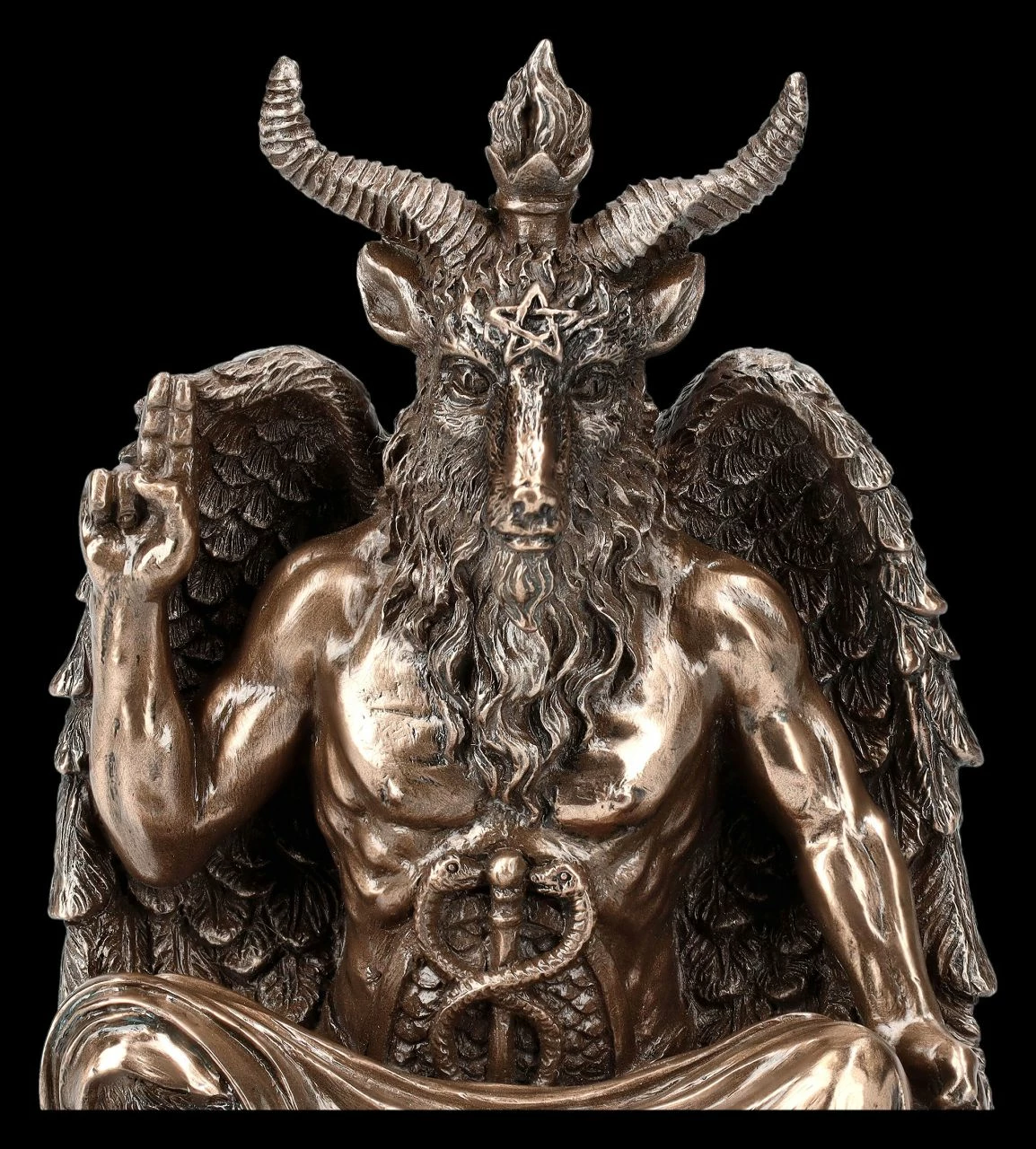 Baphomet Figur Sitzend 9 Baphomet Figur Sitzend – Bild 7